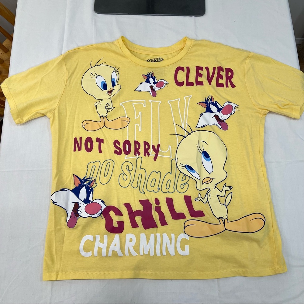 Warner Bros. Yellow Women’s T-Shirt